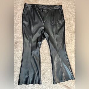 ELOQUII Black Faux Leather Pants